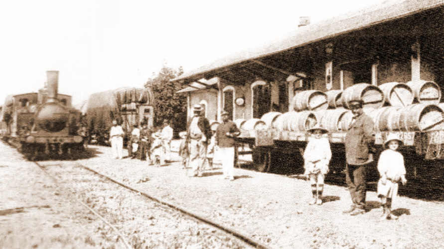 Agrandir l'image Emprise de la gare de Caux