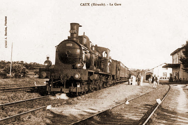 Agrandir l'image Emprise de la gare de Caux