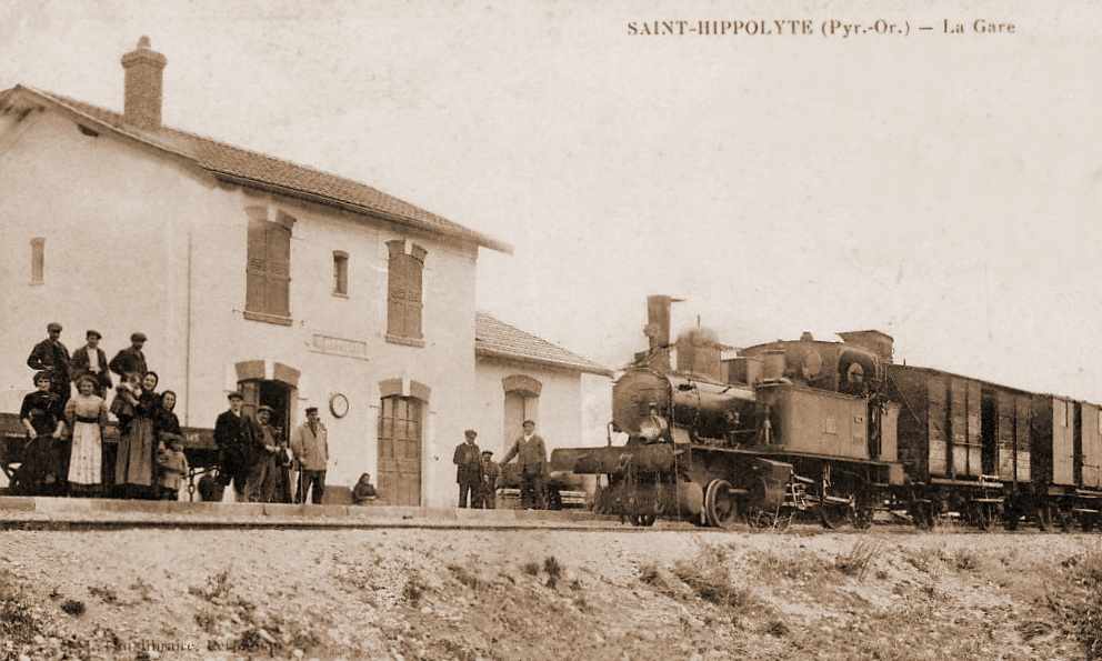 Agrandir l'image De la gare de Claira à la gare de Saint-Hippolyte