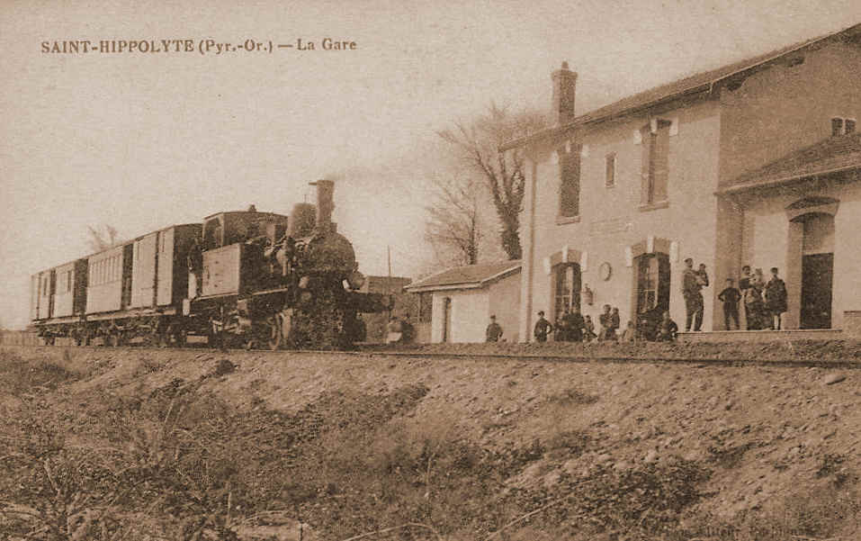 Agrandir l'image De la gare de Claira à la gare de Saint-Hippolyte