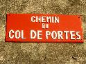 Agrandir l'image Col de Portes - FR-11-0130 (Plaque de rue)