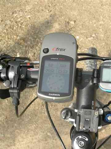 Agrandir l'image GPS sur le VTT