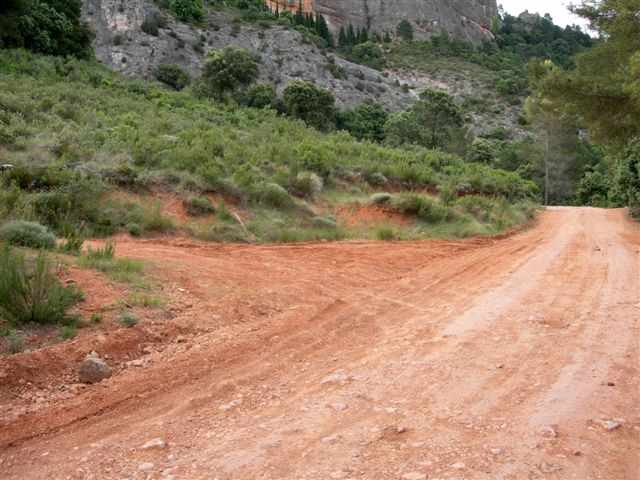 Agrandir l'image Embranchement du chemin du Coll de la Terra