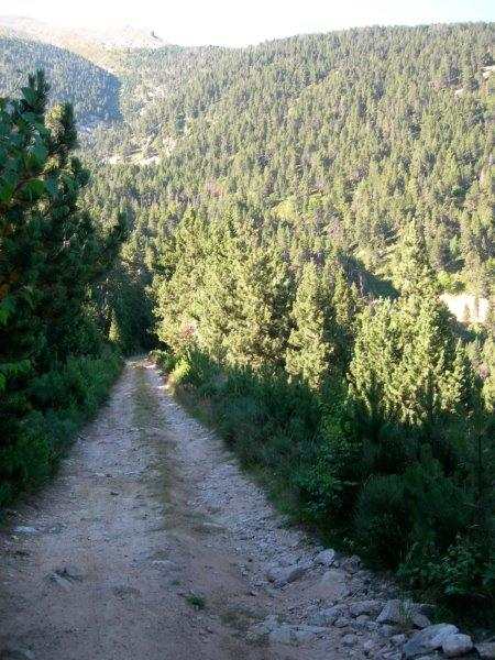 Agrandir l'image En direction de la Collada dels Cerdans
