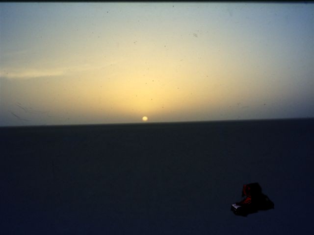 Plateau de Tademaït Coucher de soleil