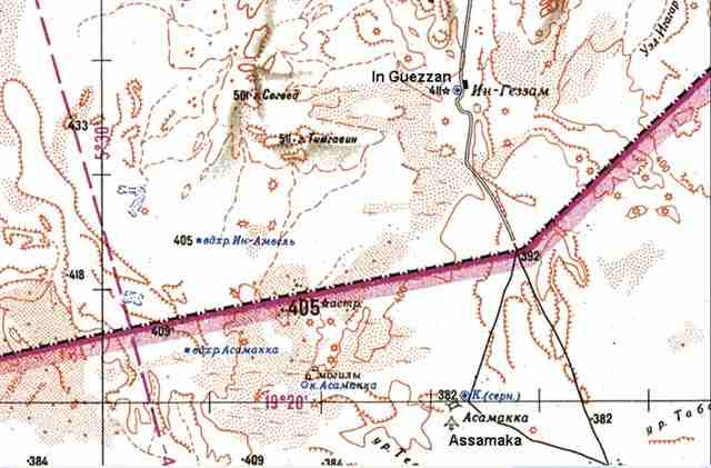 Agrandir l'image In Guezzam sur la carte