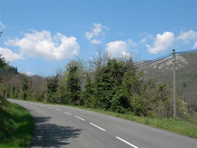 Agrandir l'image Route du Col de Fontfroide avant le col du Poirier
