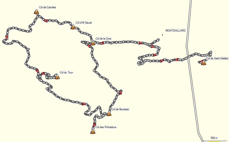 Parcours Montgaillard