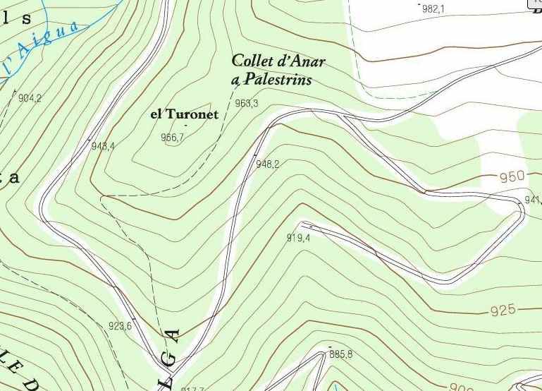 En direction du Collet d'Anar a Palestrins