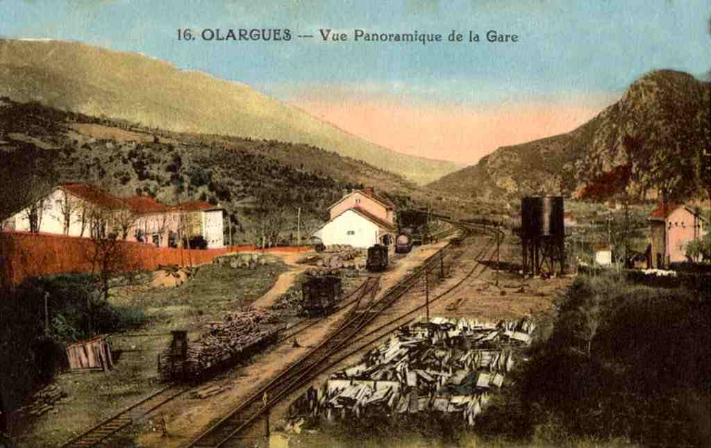 Agrandir l'image De la gare de Saint-Etienne d'Albagnan à la gare d'Olargues