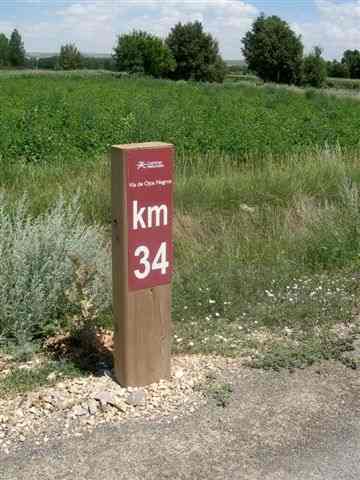 Agrandir l'image Borne Km 34 sur la Piste Verte Ojos Negros