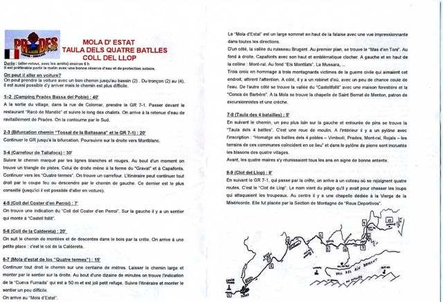 Agrandir l'image Document au sujet du Coll del Llop