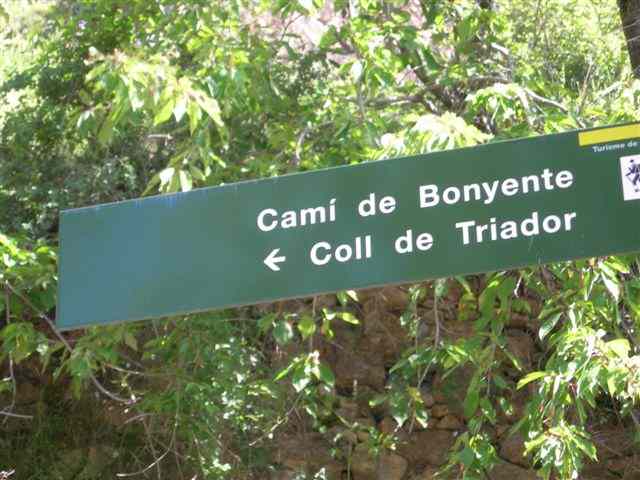 Agrandir l'image Col del Triador - ES-L-2110c (Panneau directionnel)