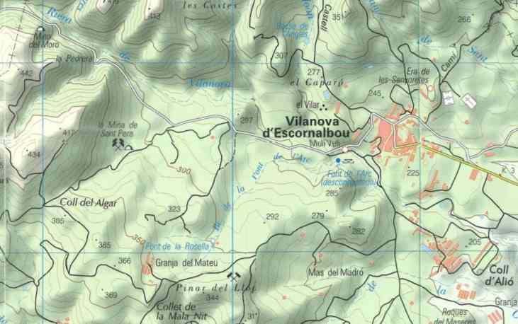 Agrandir la carte Villanova d'Escornalbou sur la carte