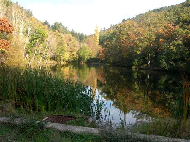 Lac de barrage sur le Ruisseau des Bernots