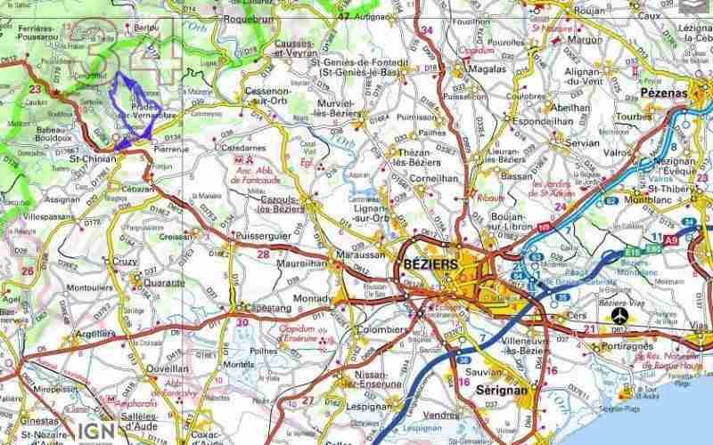 Agrandir la carte Situation de sur la carte
