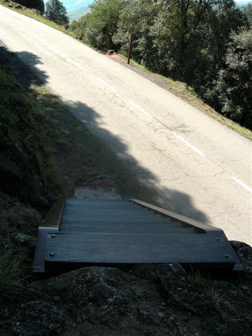 Agrandir l'image Escalier au bas de la Via Romana de Capsacosta