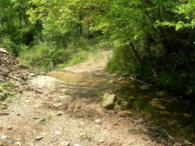 Agrandir l'image Gué en direction du Collet de Creuers