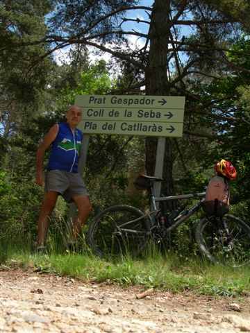 Pancarte directionnelle Coll de la Seba