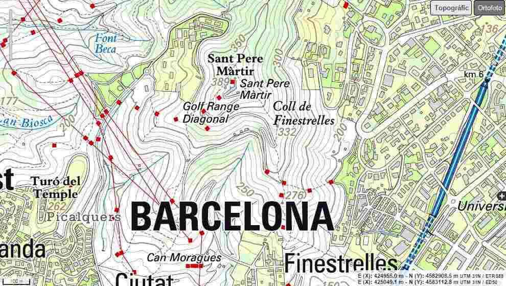 Coll de Finestrelles ICC 1/25000è