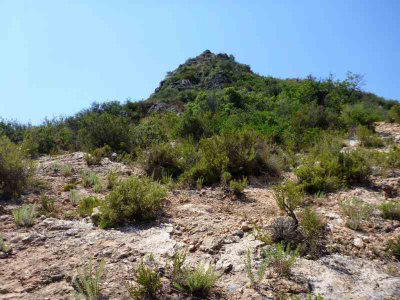 Agrandir l'image En direction du Collado del Castellet