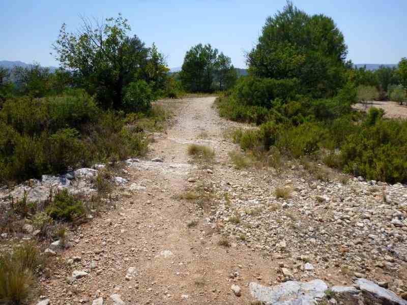 Agrandir l'image En direction du Collado del Castellet