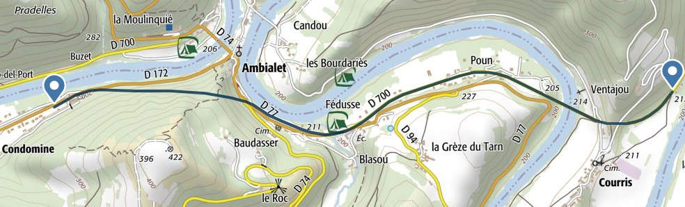 Agrandir l'image Trajet