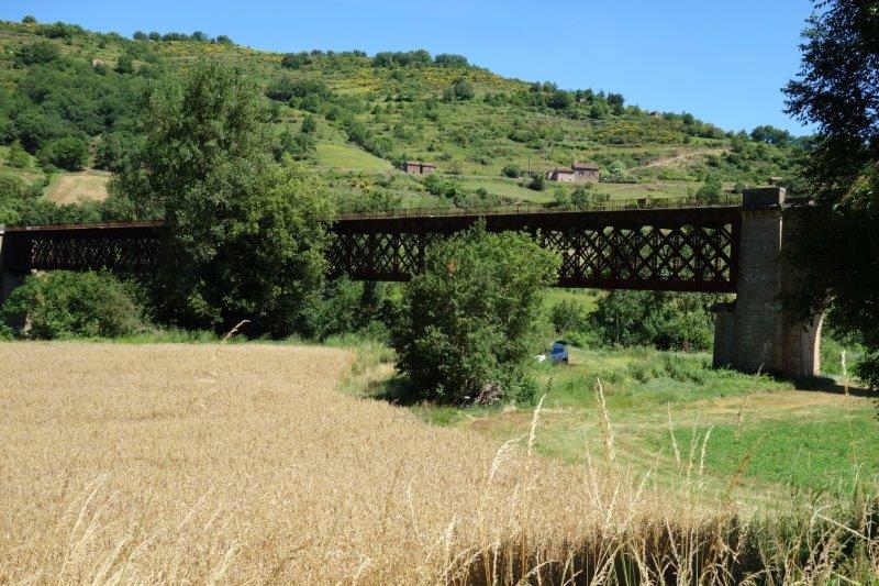 Agrandir l'image Ligne des Rougiers pont de Broquiès