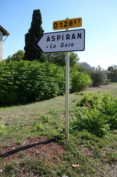 Agrandir l'image De la gare de Paulhan à la gare d'Aspiran