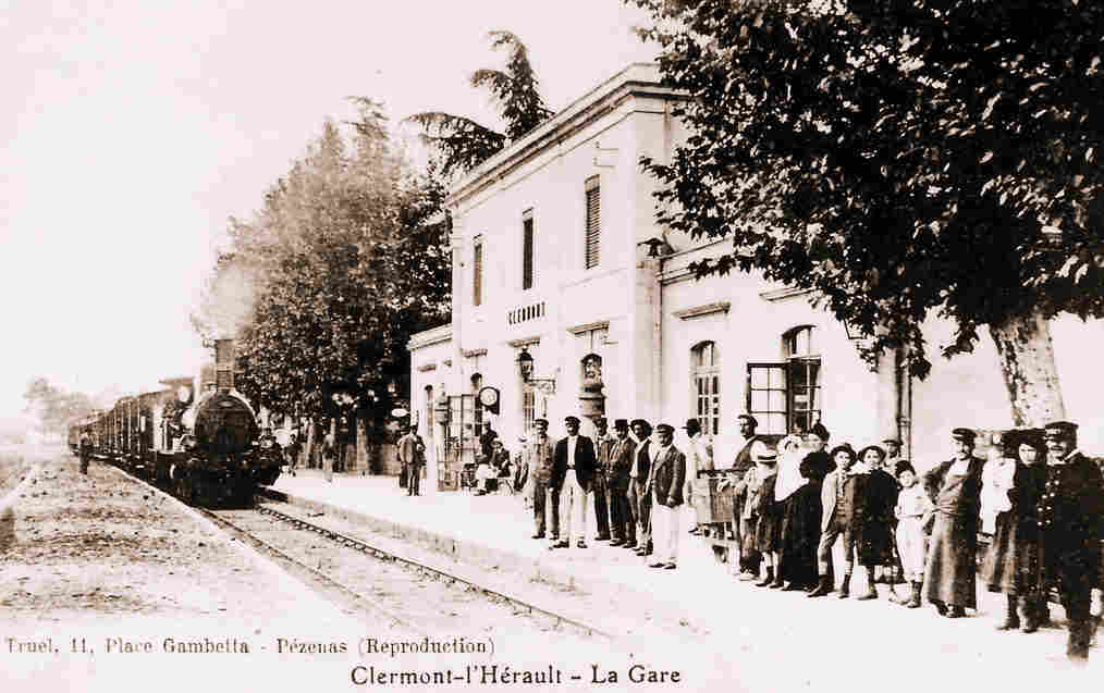 Agrandir l'image De la halte d'Aspiran à la gare de Clermont-l'Hérault