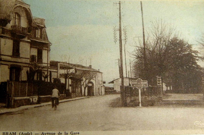 Avenue de la gare de Bram