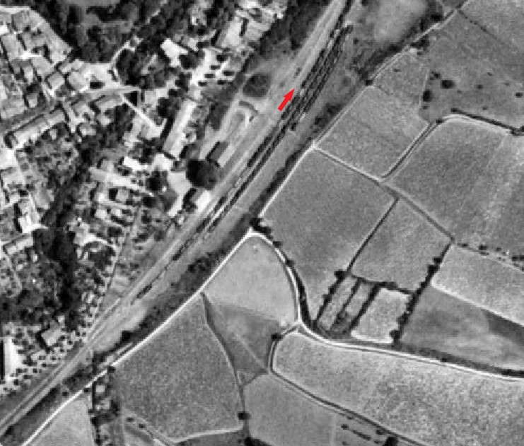 Agrandir l'image Emprise de la gare de Belvèze-Aude