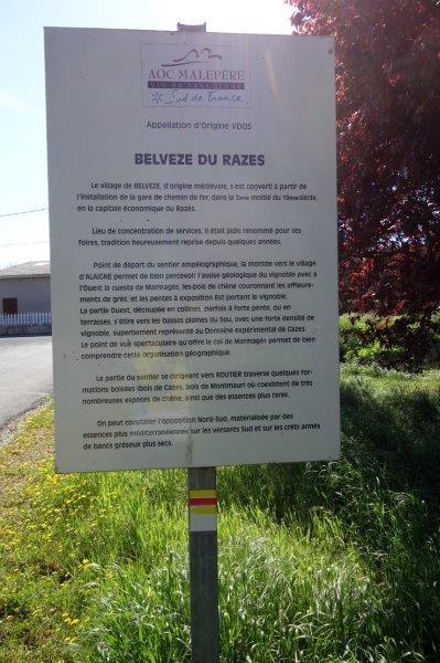 Agrandir l'image Panonceau Belvèze-du-Razès